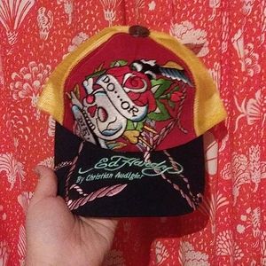 Do Or Die Red Skull Ed Hardy Hat